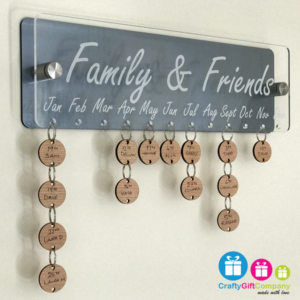 Family & Friends Anniversary / Birthday board Two For £60