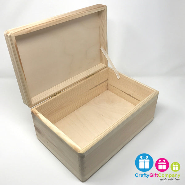 Wooden Christmas Eve Box & Free Santa Key (Sleigh Style)