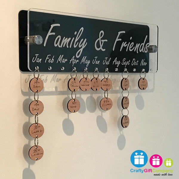 Family & Friends Anniversary / Birthday board Two For £60