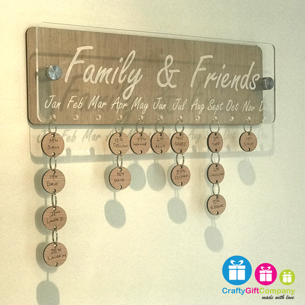 Family & Friends Anniversary / Birthday board Two For £60