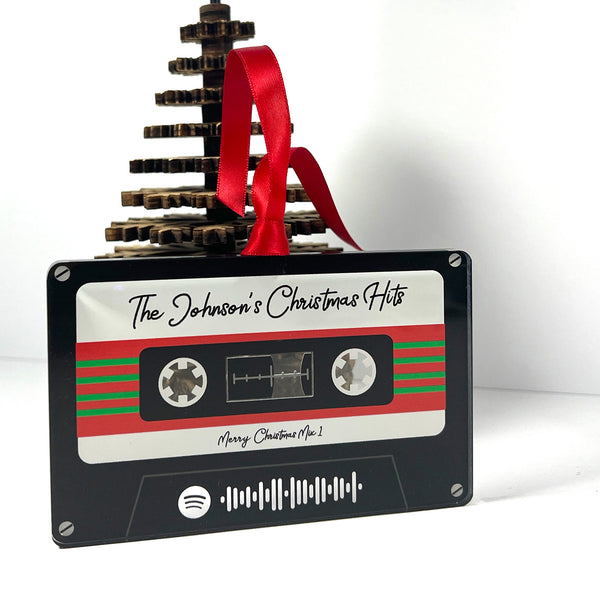 Mixtape cassette - scannable with your personalised playlist