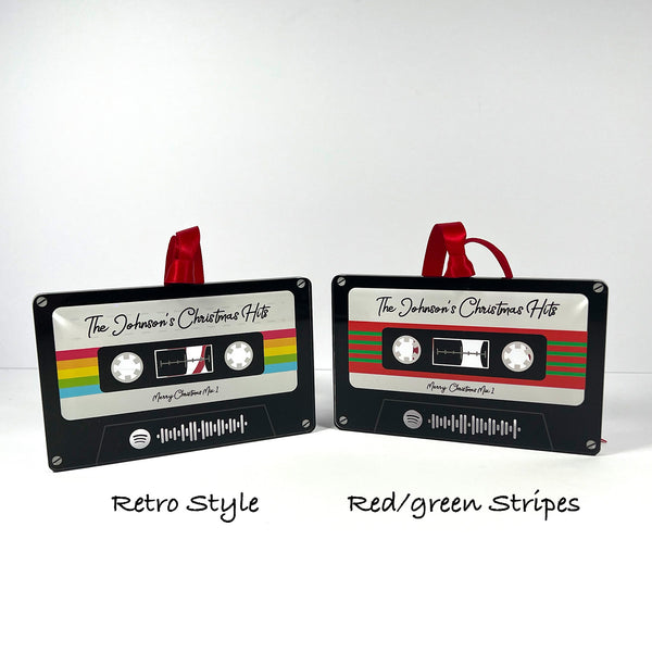 Mixtape cassette - scannable with your personalised playlist